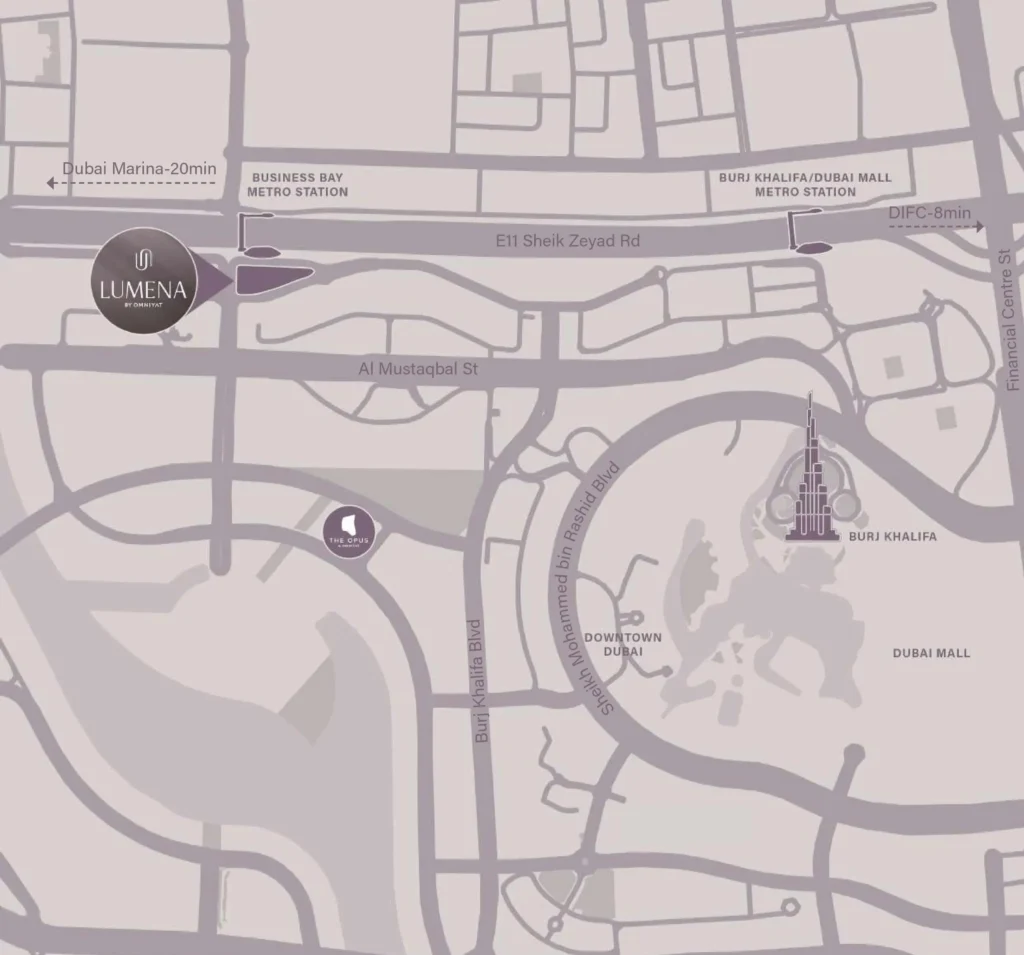 lumena_by_omniyat_location_map_businessbay_sheikh_zayed_road_dubai.webp